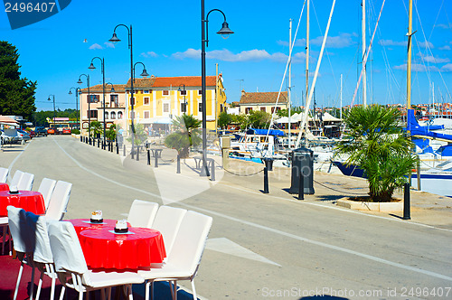 Image of View on quay in Novigrad, Croatia