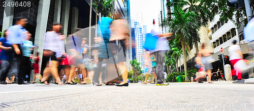 Image of Singapore rush hour