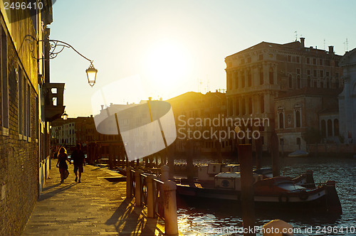 Image of Sunset in Venice