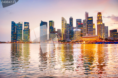 Image of Singapore skyline