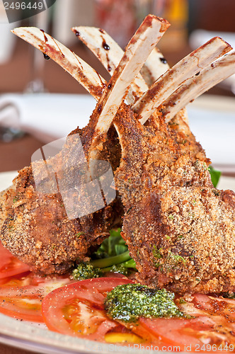 Image of roasted lamb rib