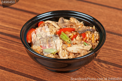 Image of Rice chicken vegetable