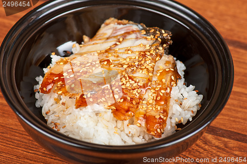 Image of eel with rice