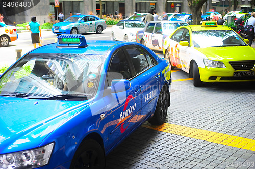 Image of Singapore Taxi cab