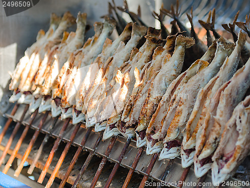 Image of Baked on skewers scomber fish