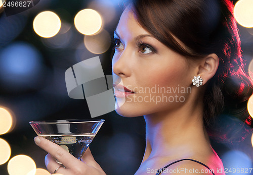 Image of woman with cocktail