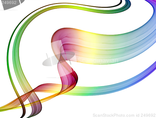 Image of multicolored abstraction