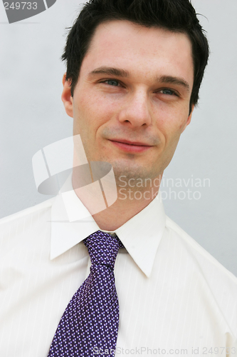 Image of Friendly businessman