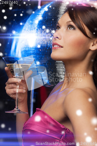 Image of woman with cocktail