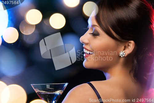 Image of woman with cocktail