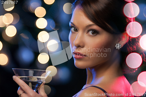 Image of woman with cocktail