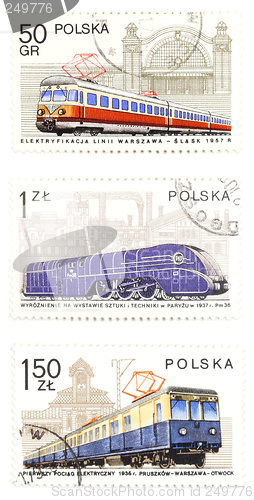 Image of Railway collection - post stamps