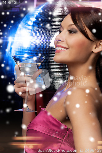 Image of woman with cocktail