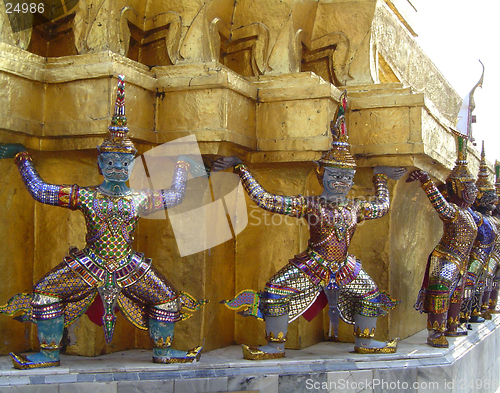 Image of Guard statues at The Grand Palace