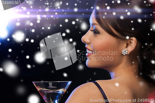 Image of woman with cocktail
