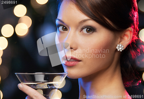 Image of woman with cocktail