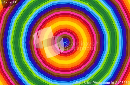 Image of Bright radial pattern