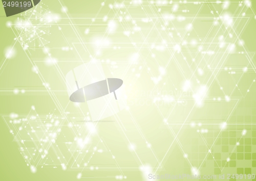 Image of Shiny geometry tech vector design