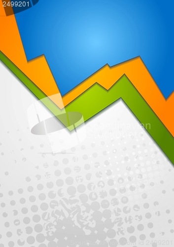 Image of Bright abstract vector design