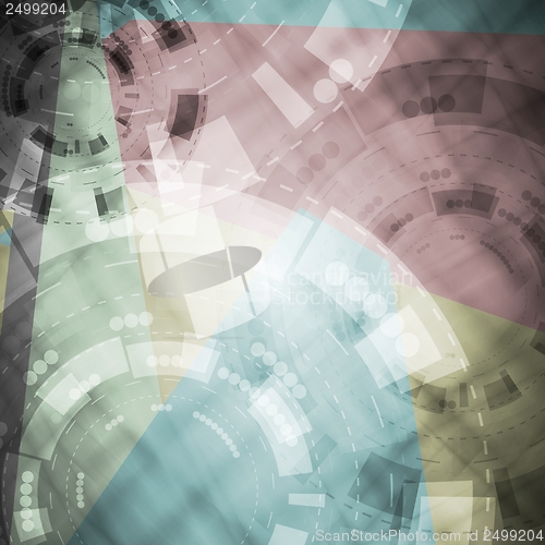 Image of Abstract tech vector design