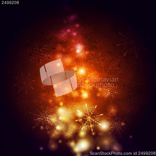 Image of Abstract vector shiny Christmas background