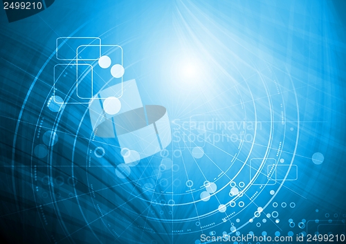 Image of Bright vector technology design