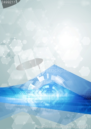 Image of Bright abstract hi-tech vector illustration