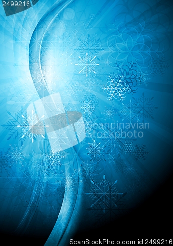 Image of Abstract vector shiny Christmas background