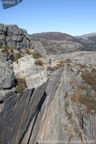 Image of Dangerous path going along a cliff