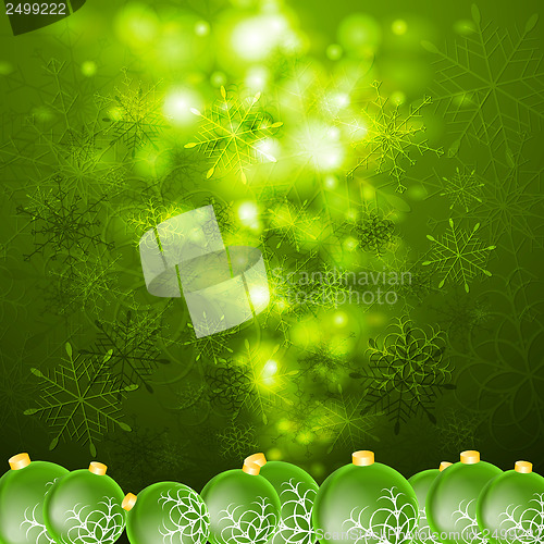 Image of Abstract vector shiny Christmas background