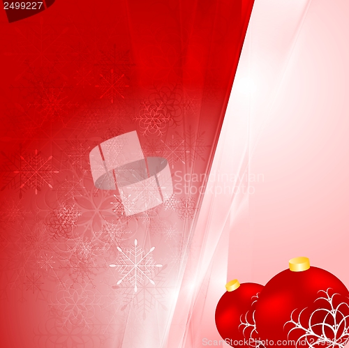 Image of Abstract vector shiny Christmas background