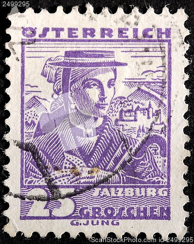 Image of Salzburg Woman Stamp
