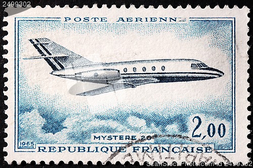 Image of French Airplane Stamp