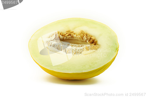 Image of Half of yellow melon