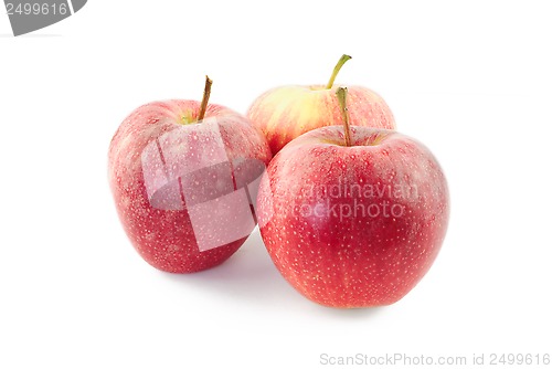 Image of Three red apples