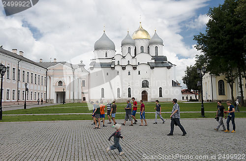 Image of Sant Sophia Cathedral in Novgorod, Russia