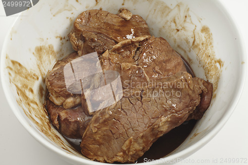 Image of Marinading beef