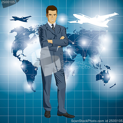 Image of Vector Businessman In Suit