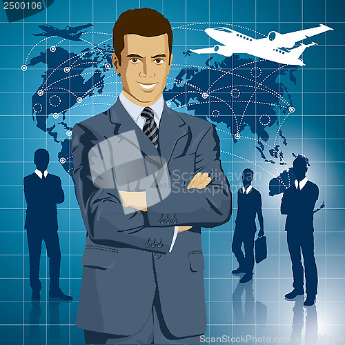 Image of Vector Businessman In Suit