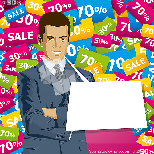 Image of Vector Businessman In Suit