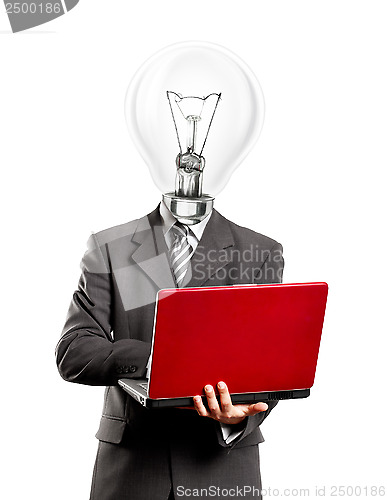 Image of Business Lamp Head Idea Man