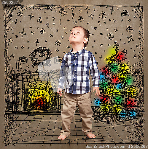 Image of Baby Looking Up