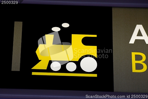 Image of Train sign