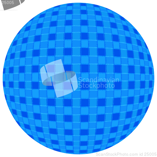 Image of Ball covered in squares