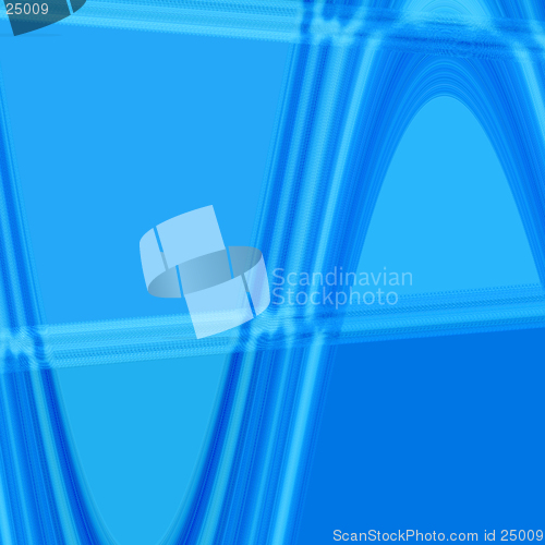 Image of Abstract - blue wavy lines