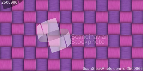 Image of pink rattan wood texture