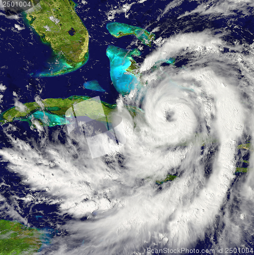 Image of Hurricane over Cuba