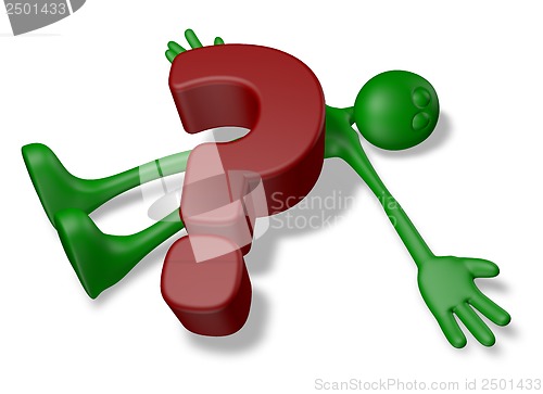 Image of dead by question mark