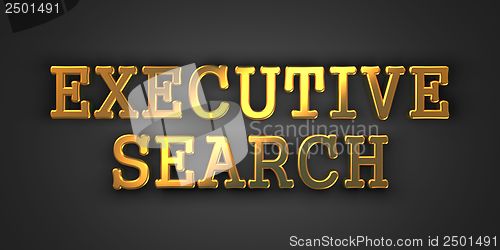 Image of Executive Search. Business Background.