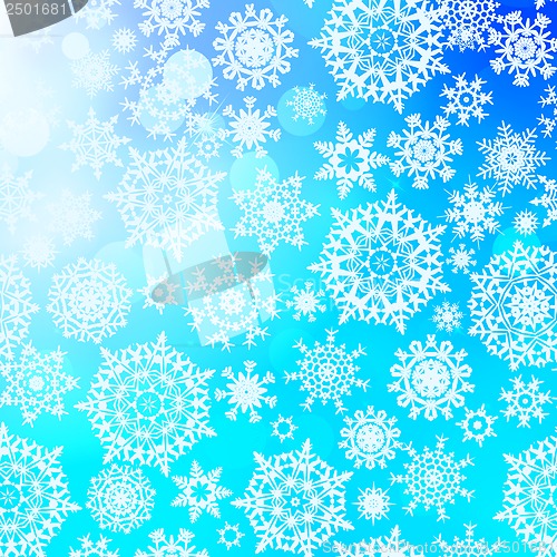 Image of Seamless pattern with snowflakes. EPS 10